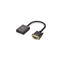 HDMI to VGA Adapter, BENFEI Female HDMI Input to Male VGA Output Adapter with 3.5mm Audio Jack Compatible for TV Stick, Compu ...