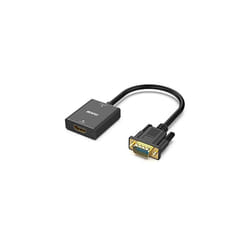 HDMI to VGA Adapter, BENFEI Female HDMI Input to Male VGA Output Adapter with 3.5mm Audio Jack Compatible for TV Stick, Computer, Laptop, Monitor,