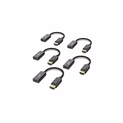 Displayport to HDMI Adapter 5 Pack DpDisplay Port Male to Hdmi Female Converter with Audio for Lenovo Dell HP Asus and other ...