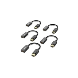 Displayport to HDMI Adapter 5 Pack DpDisplay Port Male to Hdmi Female Converter with Audio for Lenovo Dell HP Asus and other brand