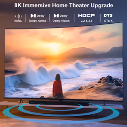 8K HDMI to HDMI Cable, Certified Ultra High Speed HDMI Cable 4K@240Hz, 8K@60Hz, HDMI 2.1, 3 Meter, 48Gbps, Aluminum Shell, Nylon Braided