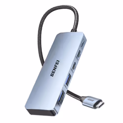 USB C Hub 10Gbps, 4 Ports USB 3.2 Adapter with 4 USB-C 3.2 Ports Compatible for MacBook Pro/Air M2 M1, iPad, Dell, HP, Samsun ...