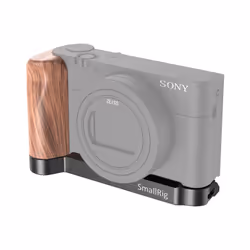 SmallRig L-Shaped Wooden Grip for Sony RX100 III/IV/V(VA)/VI/VII, Handgrip, Black, Wood, Aluminium, Wood, 1/4", Hex Spanner,  ...