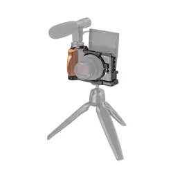 SmallRig CCS2434 camera cage 1/4" Black, Wood - Additional view 4