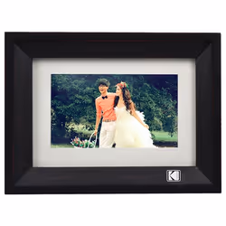 Kodak RDPF-700W-Black, 17.8 cm (7"), 1024 x 600 pixels, Black, AC