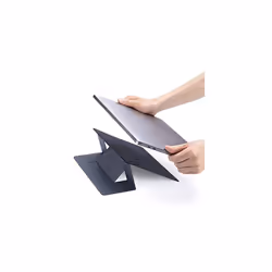 Invisible Slim Laptop Stand, Instant On-off, Adjustable Golden Viewing Angles, Compatible with Laptops Up to 17"