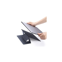 Invisible Slim Laptop Stand, Instant On-off, Adjustable Golden Viewing Angles, Compatible with Laptops Up to 17"