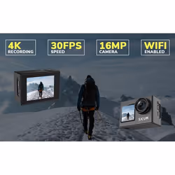 SJCAM SJ4000Dual Screen 4K 30fps Action camera, Wifi, Dual screen, Waterproof shell. portable - Additional view 2