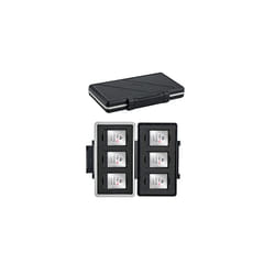 6 Slots XQD Card Holder, Water-Resistant Shockproof, XQD Card Case for Nikon Z6 Z7 D4 D850 D5 D500 D4S Panasonic Lumix DC-S1R DC-S1