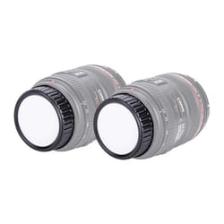 Rear Lens Cap for Canon EOS EF EF-S Mount Lenses DSLR Camera Lens Protector for EOS 70D 77D 80D 600D 700D 800D 5D 5DR S- Pack of 2 DIY Writable Lens