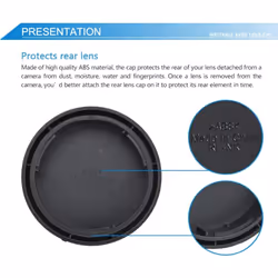 4x Rear Lens Cap Cover for Nikon F Mount Lens LF-4 Lens Caps Replace DSLR SLR Camera for Nikon D850 D810 D750 D610 D500 D7000 D7100 D7200 D7500 D5100