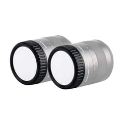 2 Pieces Rear Lens Cap Protector for Canon EF-M Mount Lenses EOS Mirrorless Camera Accessory for Canon EOS M M2 M3 M5 M6 M10 M100 - DIY Writable Lens