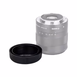 2 Pieces Rear Lens Cap Protector for Canon EF-M Mount Lenses EOS Mirrorless Camera Accessory for Canon EOS M M2 M3 M5 M6 M10 M100 - DIY Writable Lens