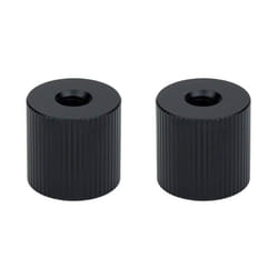 JJC 2 Pieces Standard 1/4"-20 Female to 1/4"-20 Female Thread Barrel Nut Adapter for Magic Arm Mounting Light Monitor Flash Device on DSLR Camera Via