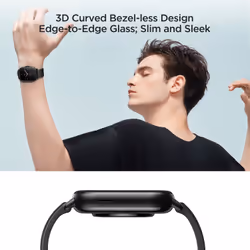 Amazfit GTS 2 4.19 cm (1.65") AMOLED 43 mm Digital 348 x 442 pixels Touchscreen Black Wi-Fi GPS (satellite) - Additional view 4