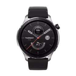 Amazfit GTR 4 Superspeed Black, 3.63 cm (1.43"), AMOLED, Touchscreen, GPS (satellite), 34 g