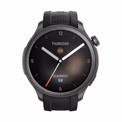 Amazfit Balance 3.81 cm (1.5") AMOLED 46 mm Digital 480 x 480 pixels Touchscreen Black Wi-Fi GPS (satellite)