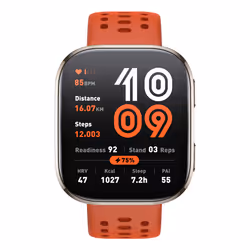 Amazfit Bip 6 Red 5 cm (1.97") AMOLED Digital 390 x 450 pixels Touchscreen Gold GPS (satellite) - Additional view 3