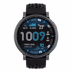 Amazfit W2556GL1N smartwatch / sport watch 3.81 cm (1.5") AMOLED Digital 480 x 480 pixels Touchscreen Black - Additional view 2