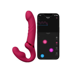 Lovense Lapis App Controlled Dual-Ended Vibrating Strapless Strap-On