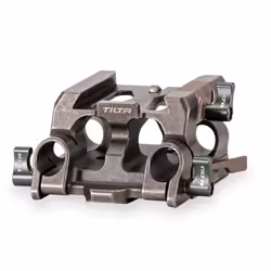 Tilta TA-BSP4-15, Mounting plate, Grey, Aluminium, Stainless steel, 1/4-20, 3/8-16", (1) Tiltaing 15mm LWS Baseplate Type IV, ...