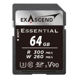 Exascend ESSENTIAL 64 GB SDXC UHS-II Class 10
