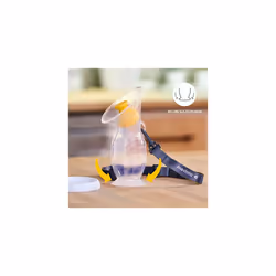 Medela Breast Milk Collector for Breastfeeding Moms, Silicone Milk Catcher, Milk Saver with a Suction Base and a lid for Storage for Everyday - Additional view 6
