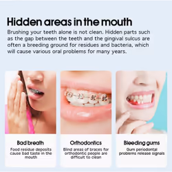 XIAOMI ENPULY M6 Plus Water Floss IPX8 Waterproof Teeth Dental Floss Portable Oral Irrigator Water Flosser - white