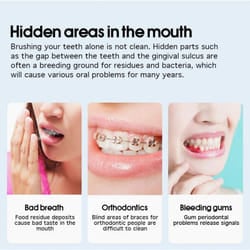 XIAOMI ENPULY M6 Plus Water Floss IPX8 Waterproof Teeth Dental Floss Portable Oral Irrigator Water Flosser - white
