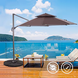 VOUNOT Umbrella Base Stand for Cantilever and Banana Parasol, 52L/100kg - Additional view 2