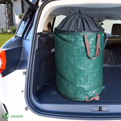 VOUNOT 3X Garden Bags Pop-up 170L with Handles, Reusable Garden Waste Sacks - Additional view 6