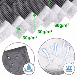 VOUNOT Set of 7 Clothes Storage Bag,  3 Foldabale EDENOO Storage bag 3 Vacuum Bags with Hand Pump