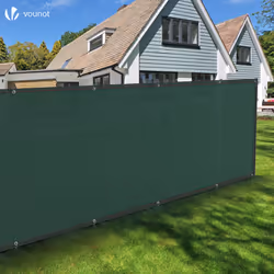 VOUNOT 1.5x10m Privacy Netting 230 g/mÂ² HDPE Shading Net, 95% Shading Rate, Green - Additional view 7