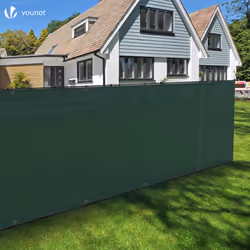 VOUNOT 1x10m Privacy Netting HDPE Shading Net, 75% Shading Rate, Green - Additional view 7