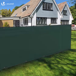 VOUNOT 1x10m Privacy Netting 150 g/mÂ² HDPE Shading Net, 85% Shading Rate, Green - Additional view 3