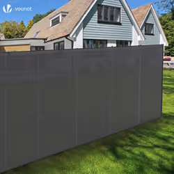 VOUNOT 1.8x10m Privacy Netting HDPE Shading Net, 75% Shading Rate, Grey - Additional view 7