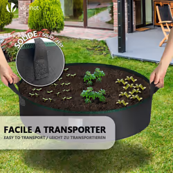 VOUNOT 3 Pack Plant Grow Bags 200L, Vegetable Growing Containers with Handles, Plant labels - Additional view 7