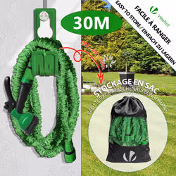 VOUNOT Flexible Garden Hose 100FT 10 Modes Green - Additional view 5