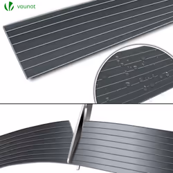 VOUNOT PVC Privacy Strips Garden Privacy Fence Screen 150m x 4.7cm with 300 Clips, Grey - Additional view 7