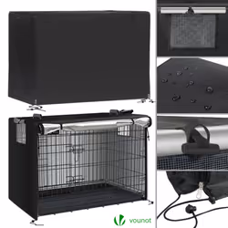 VOUNOT Dog Crate Portable Foldable Secure Pet Puppy Cage with Cover 36 Inches, L - Additional view 6