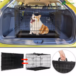 VOUNOT Dog Crate Portable Foldable Secure Pet Puppy Cage with Cover 36 Inches, L - Additional view 7