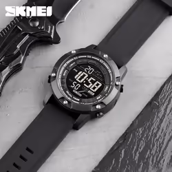 SKMEI Japan Digital movement Military 100M Waterproof Male Wristwatch Stopwatch Calendar Sport Watches 1762