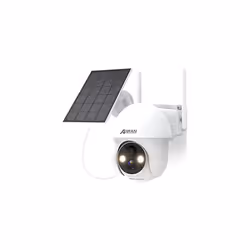 ANRAN Wireless Solar Security Camera Outdoor 360,1080P Wifi Rechargeable Battery CCTV camera home surveillance with Siren Ala ...