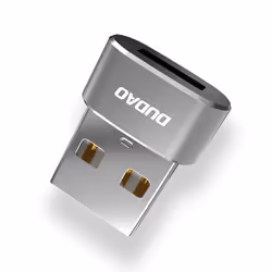 DUDAO L16AC USB-C to USB adapter, Grey