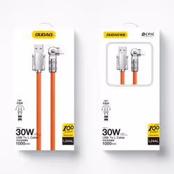 DUDAO L24AL 120W USB - Lightning Cable 1 m Orange