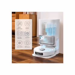 Dreame D10 Plus Robot Vacuum Cleaner with Mop, 4000Pa Robot Vacuum with Self Emptying, LiDAR Navigation