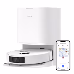 Dreame L10 Prime, Bagless, White, Round, 0.45 L, 72 dB, Charging