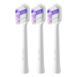 Laifen 30102-000020 toothbrush head 3 pc(s) Transparent, Violet, White