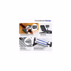 Slide Film Cutter for 35mm 120 Format Film Strips, Film Cutting Guide Tool with Backlit Panel, Adjustable 11-Level Brightness