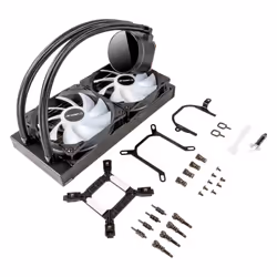 UNYKAch AquaStorm 240 Processor All-in-one liquid cooler 12 cm Black 1 pc(s)